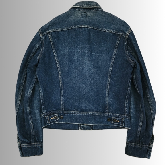 Vintage x 70s “made in USA” Lee Riders Two Pocket Denim Trucker Jacket - Picture 9 of 13